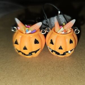Halloween Pumpkin Earrings